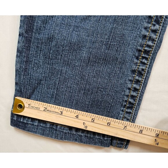 Oh Baby Motherhood Maternity Jean Capri Crops Womens Size Large 20" Inseam - Picture 8 of 12